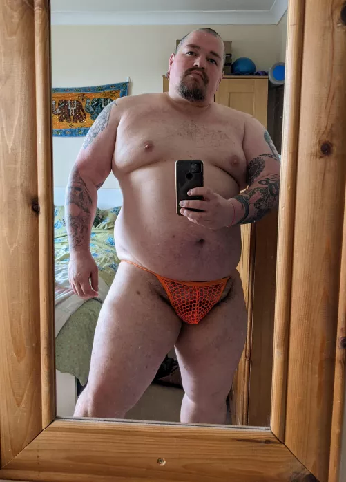 I love this new net thong!