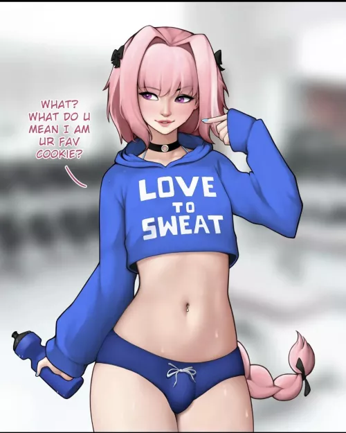 I love to work up a sweat 😉💝