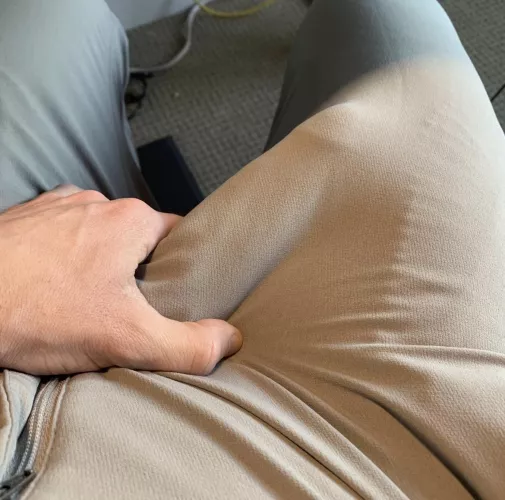 I need someone under my desk while I work