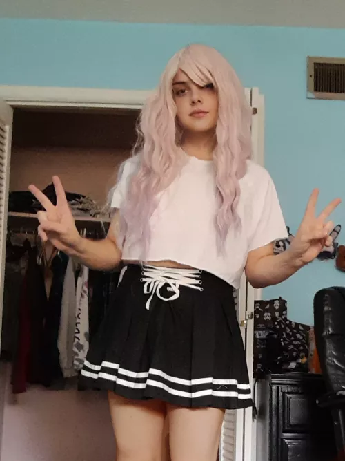 I swear, I wasn't tryna dress up as Belle Delphine. 😅