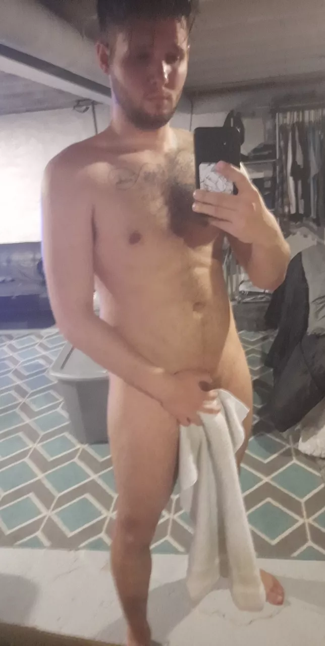 I think I grabbed the wrong towel. Oops. π I think I grabbed the wrong towel. Oops. π