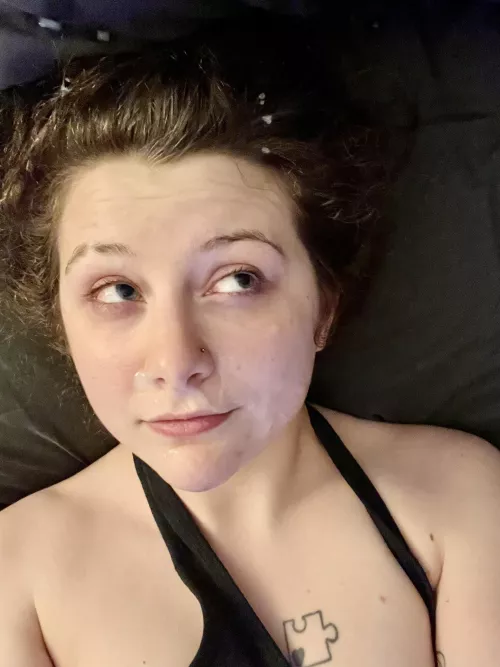 I think I look cute with a “milk” moustach