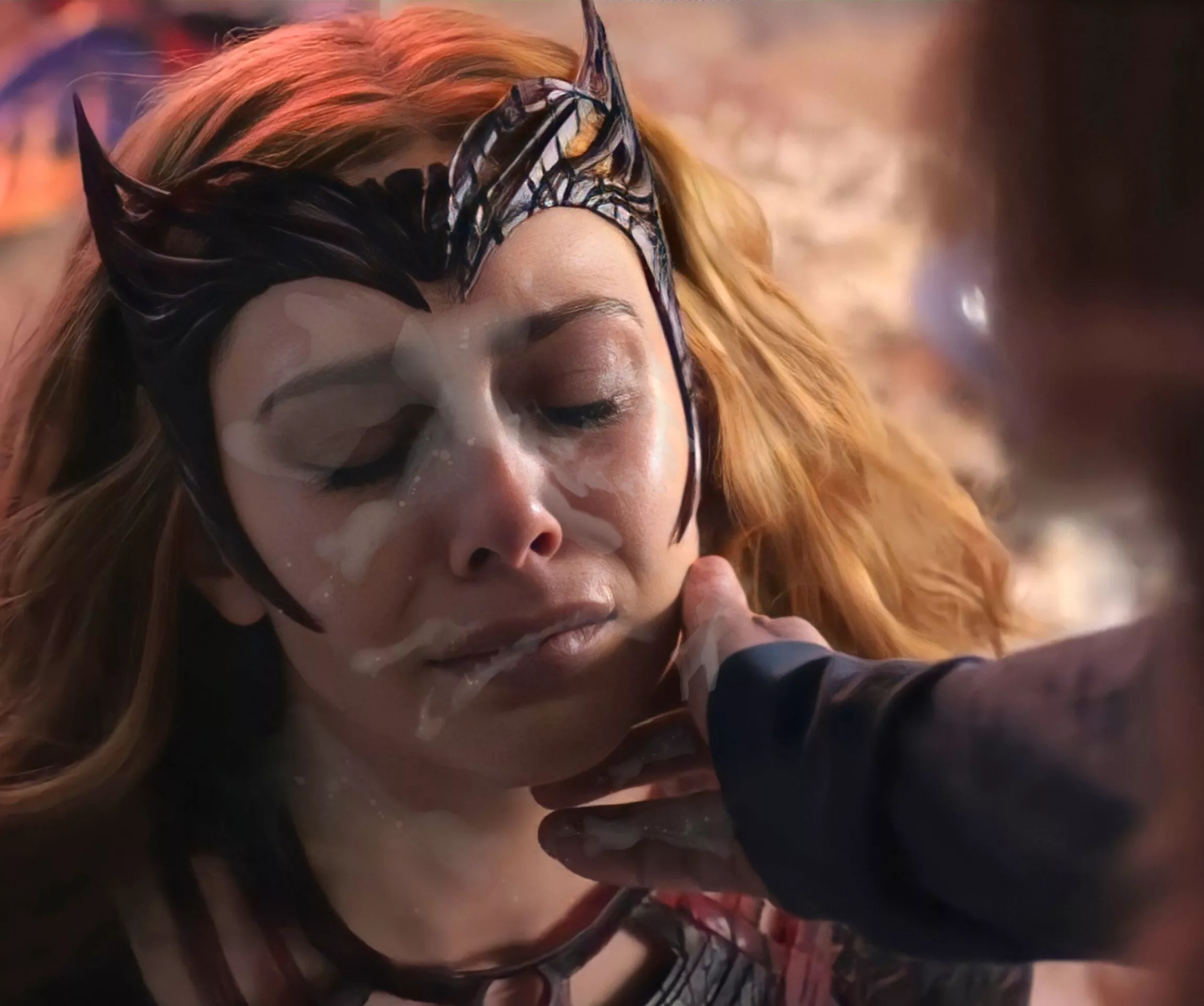 I think i've downloaded the wrong Scarlet Witch Movie 😏. #cumedit