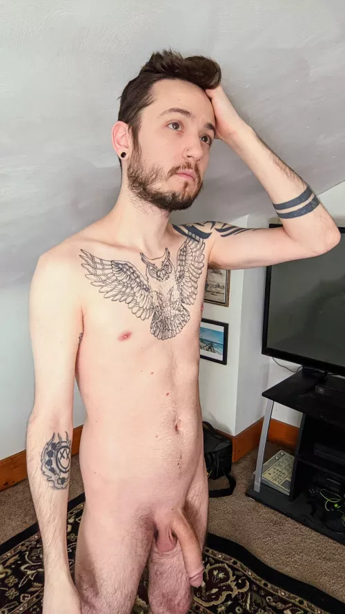 I think my neighbors like seeing me get up in the morning like this π