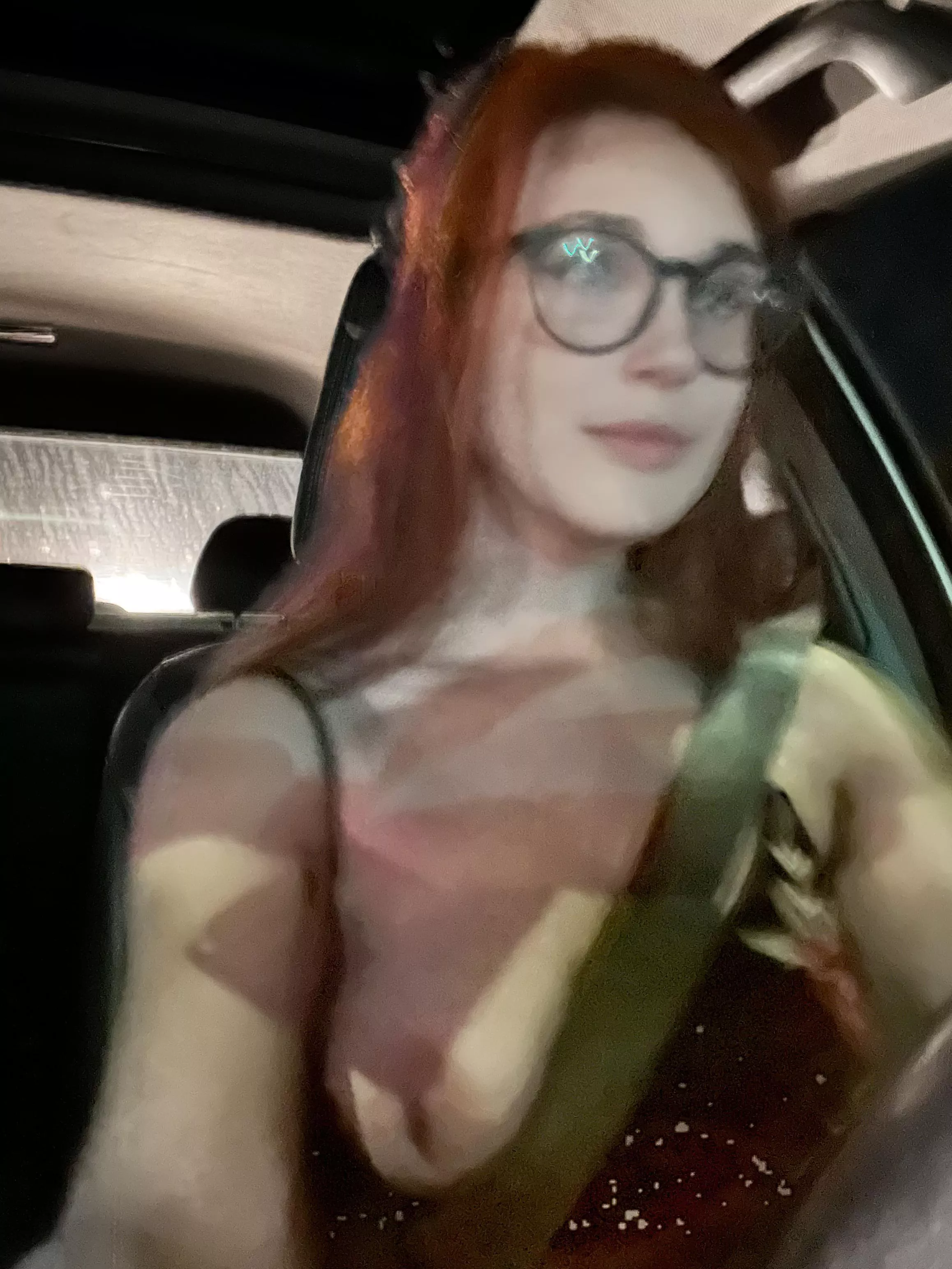 I tried really hard to take a titty pic while driving but I got nervous and it didn’t turn out. Can I can like, a B- for effort? I tried really hard to take a titty pic while driving but I got nervous and it didn’t turn out. Can I can like, a B- for effort?
