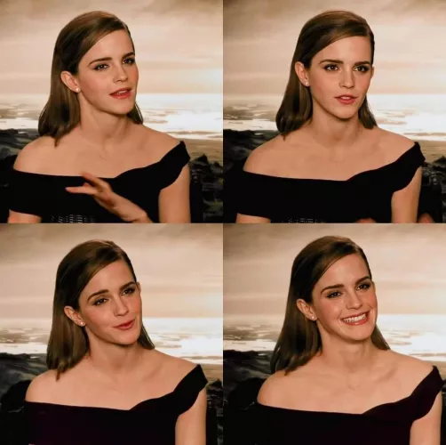 I wanna cum all over myself to tight Emma Watson
