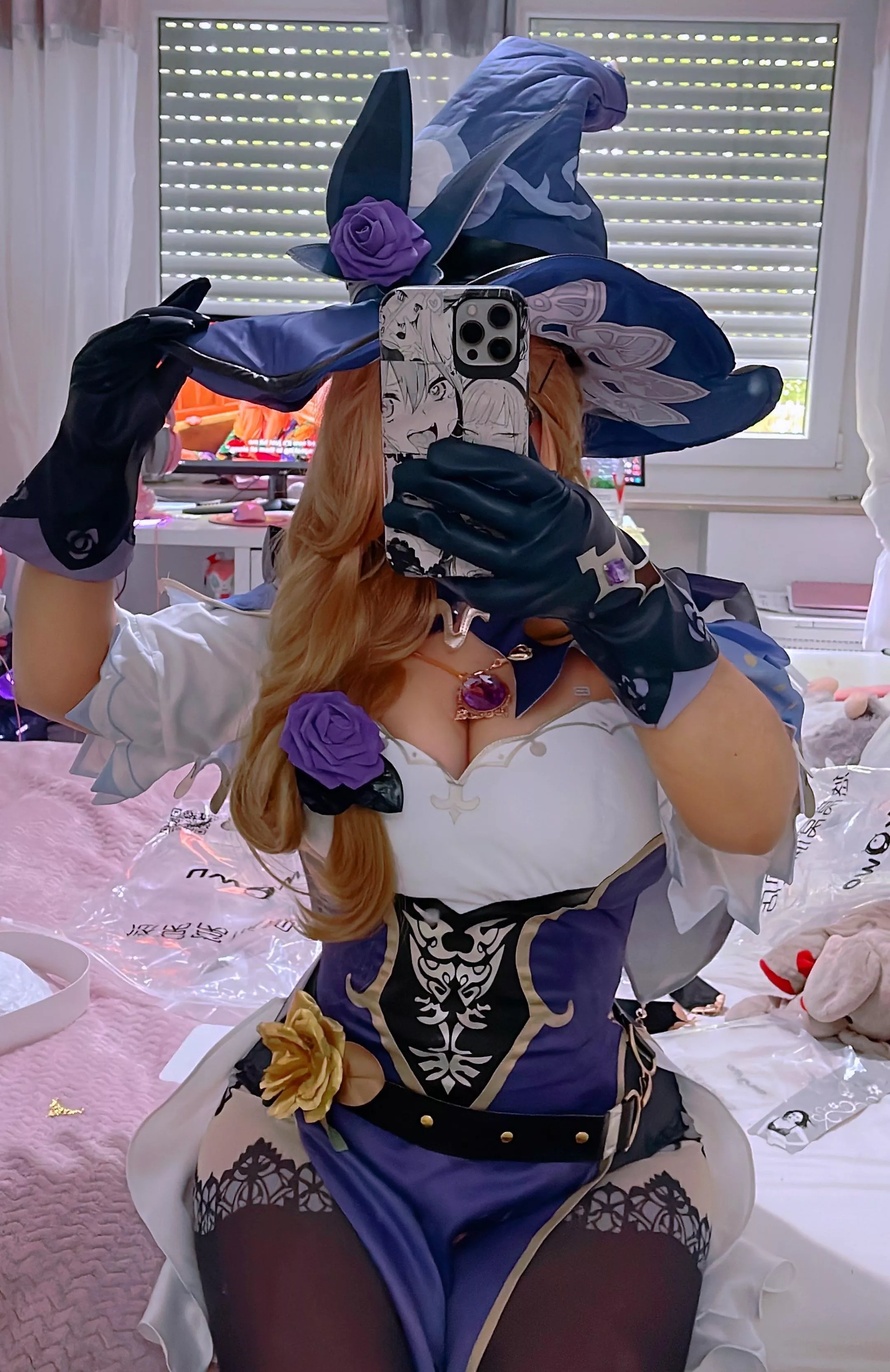 I was going over a flu so I didn’t show my face - But here is my Lisa cosplay by me aka Niniitard