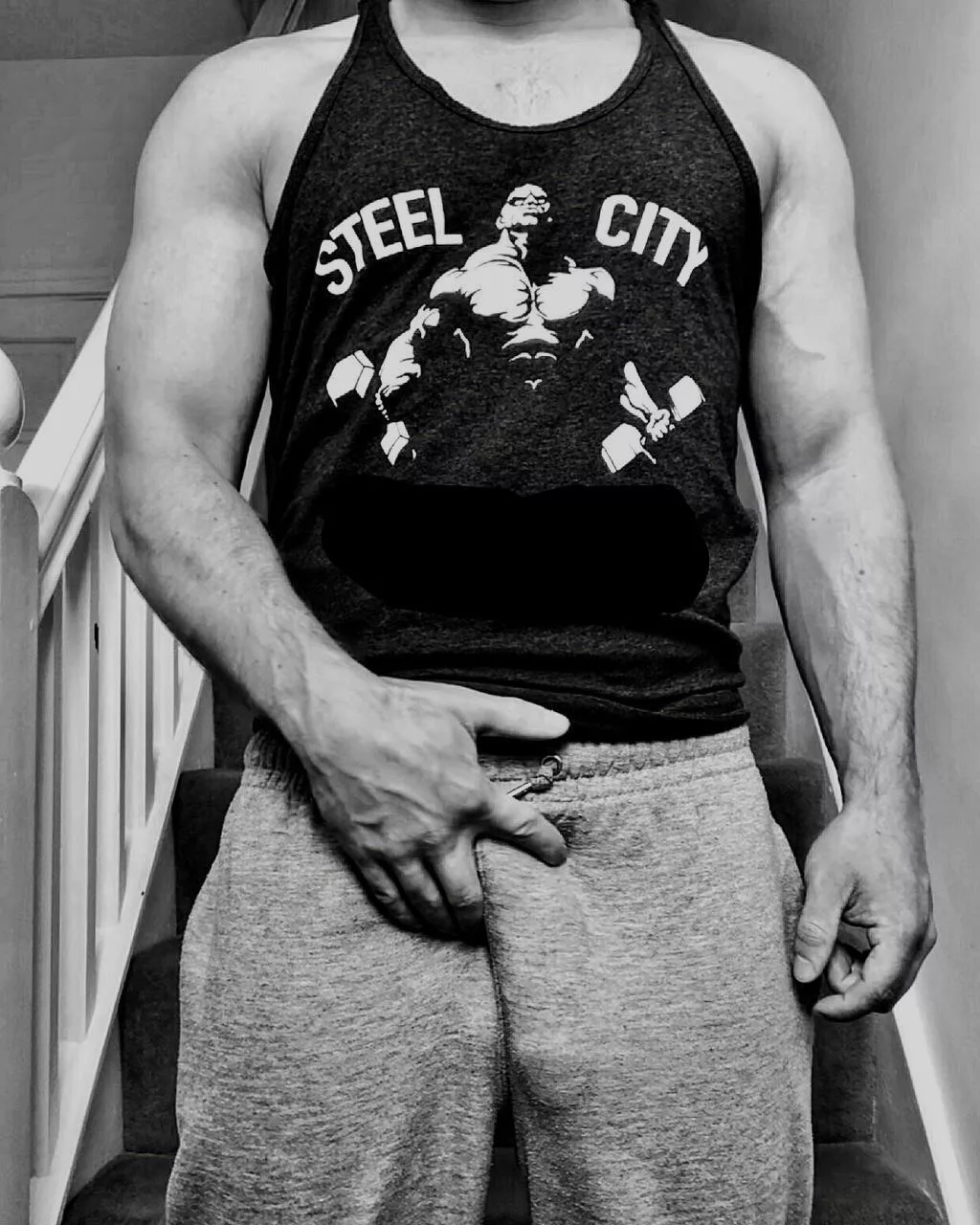 I was wondering why people were staring in the gym…