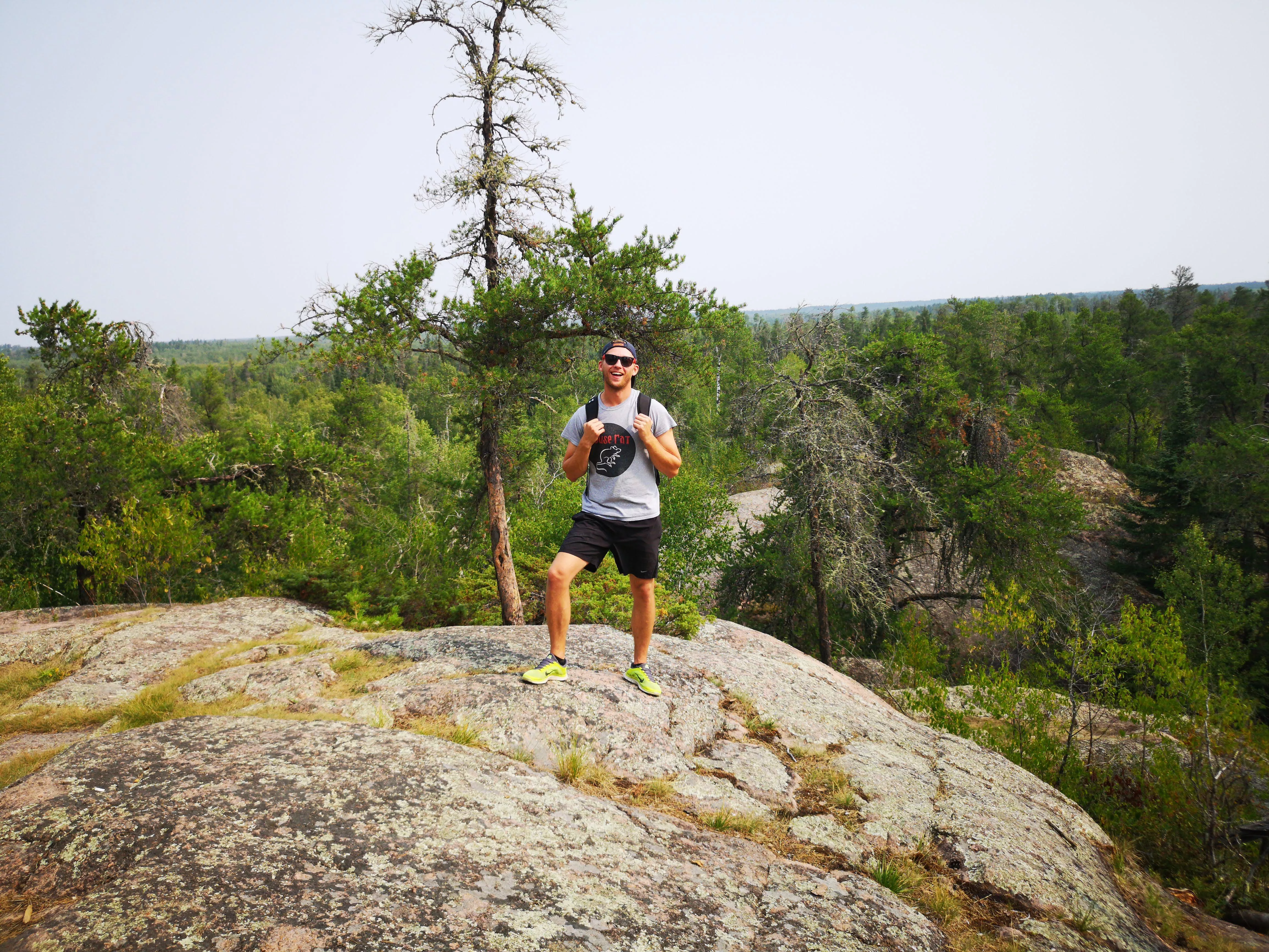 I went for a hike today, you? I went for a hike today, you?