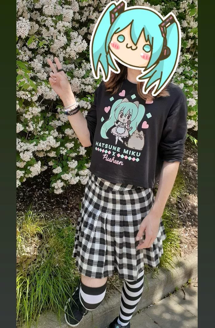 I went out in public in a skirt for the first time :)