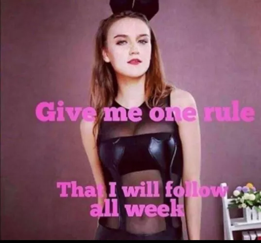 i will do the first rule