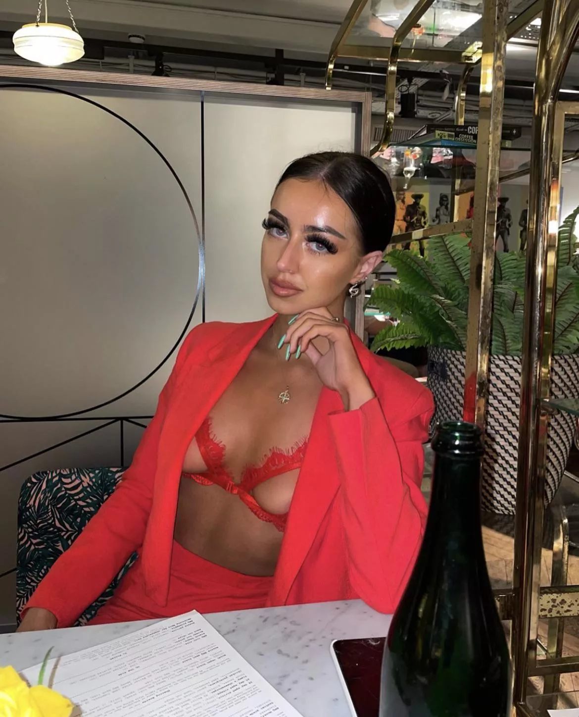 I wonder what’s under Ellie’s blazer