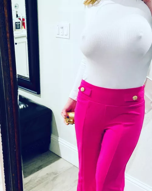 I wore this to the parents PTC meeting since they made us wear masks 😷. Good idea?