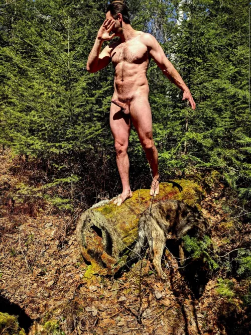 if a dick is hard in the woods and no one is around to suck it...(39)