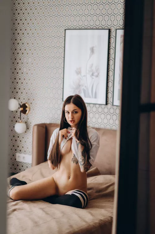 If I asked you to join me in this bed, what’s the first thing we would do?