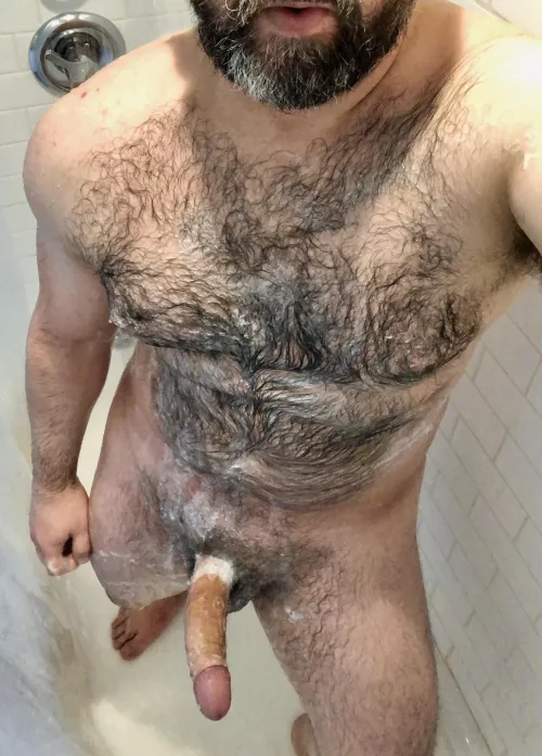 If I dropped the soap, would you pick it up for me?