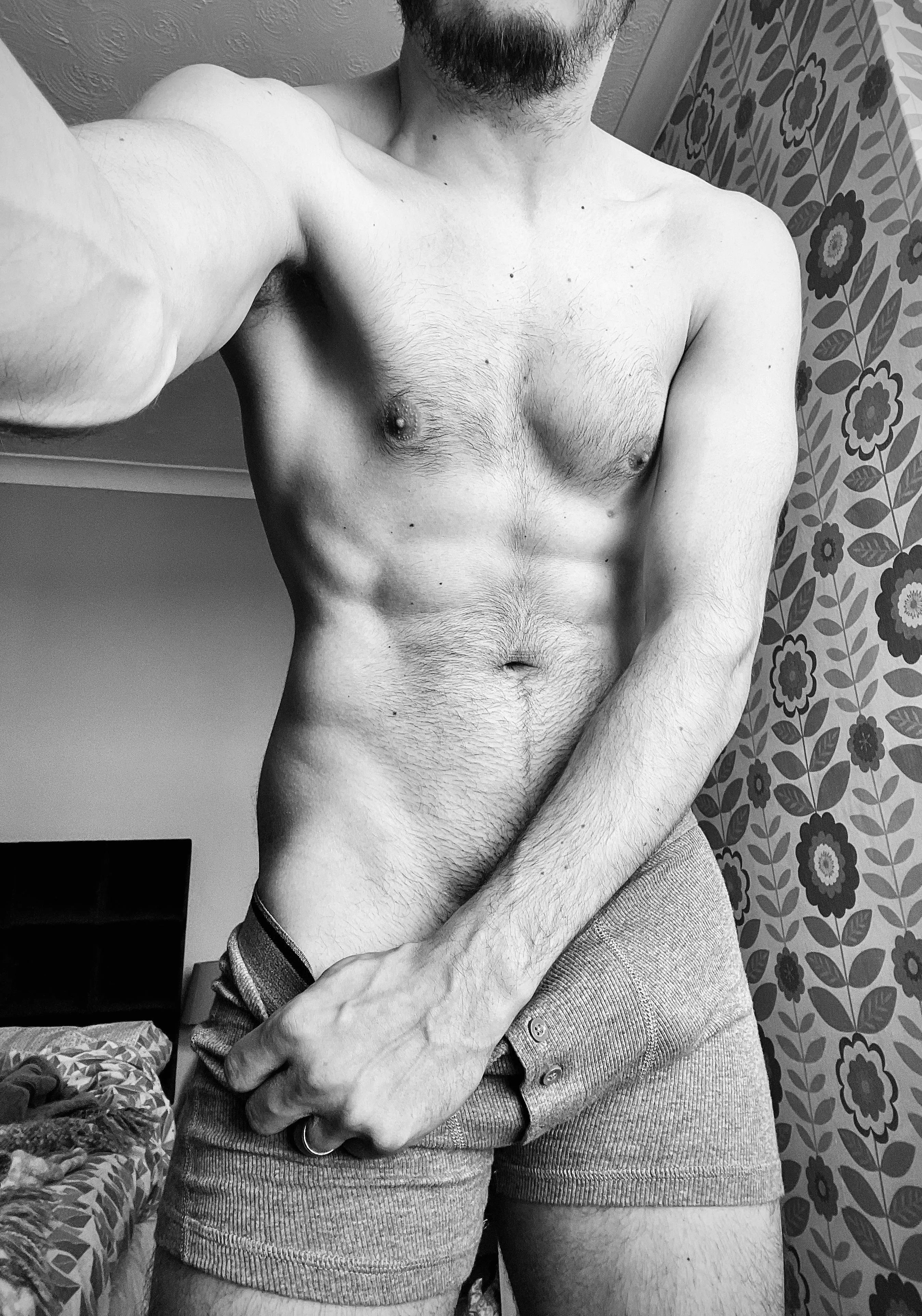 If I keep pulling down, will you make it hard for me?…