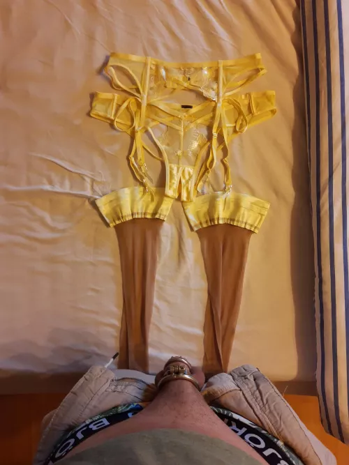 If this post gets enough upvotes and comments my Mistress will allow me to wear this lingerie