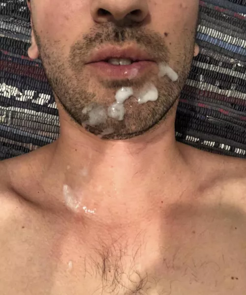 I’m 38 and just discovering the pleasure of cumming on my own face…