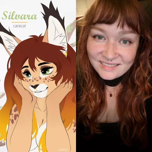 I'm jumping on the trend. My sona vs me :3