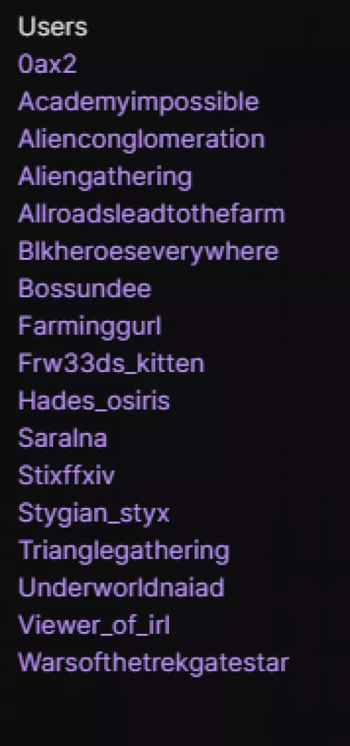 I'm so sick of all these stupid bots that just sit in my chat and the chats that I mod for! I understand they don't really do anything except collect data or some bullshit but I don't want to have to look through all these names just to see that there