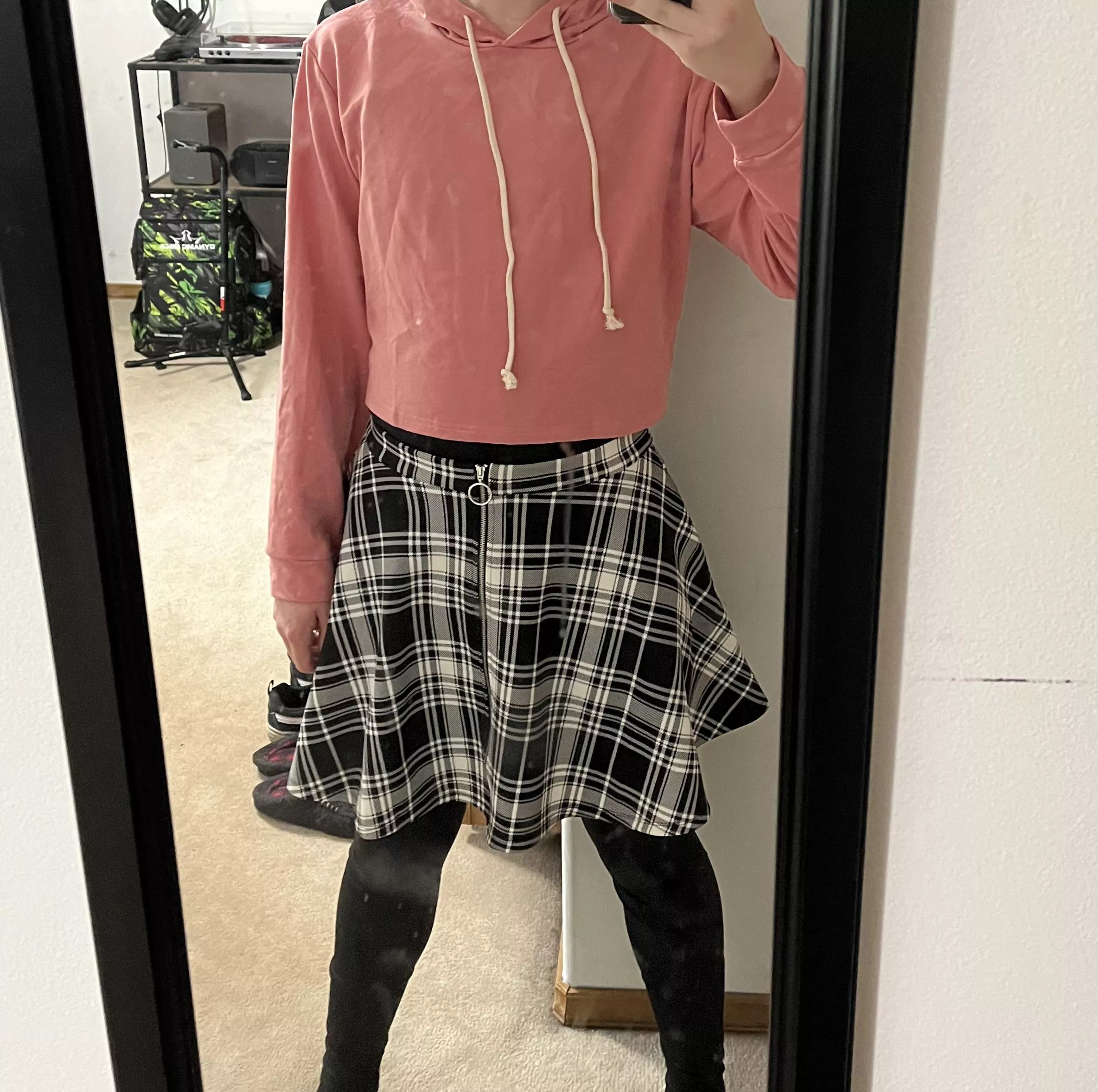 I’m still questioning if this outfit works or not(this is my first outfit btw)