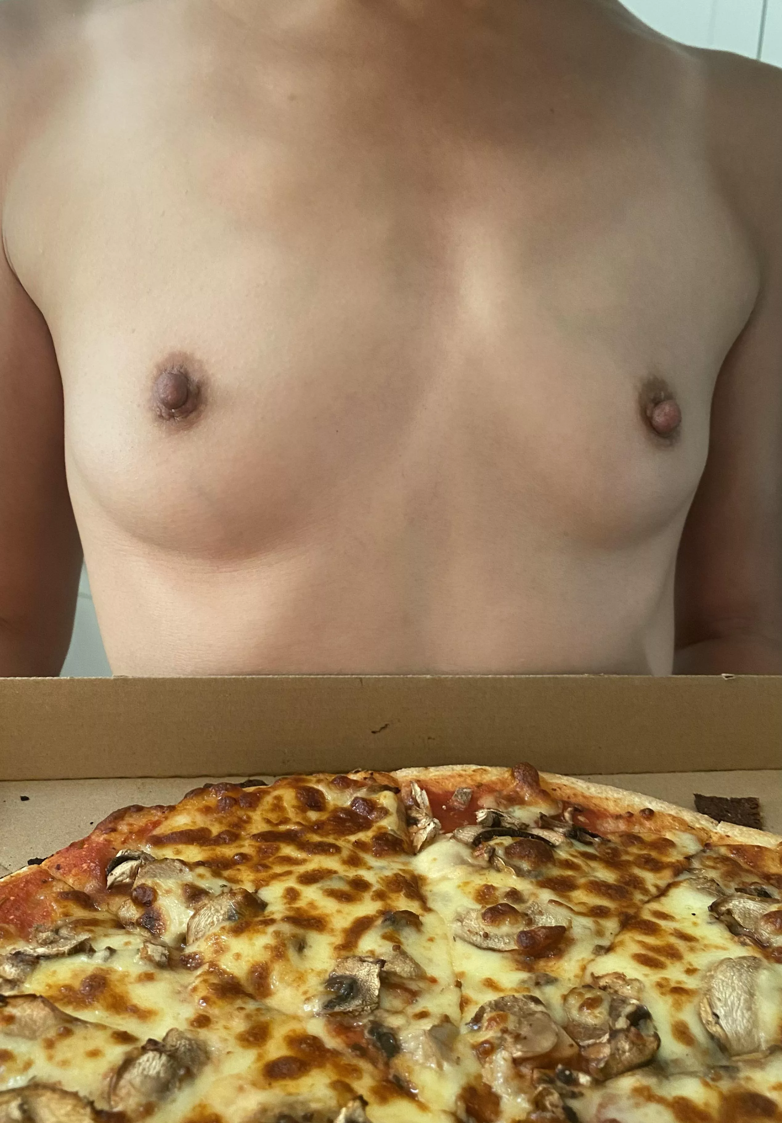 I’m the pizza delivery girl . Yes I would love a tip thanks !