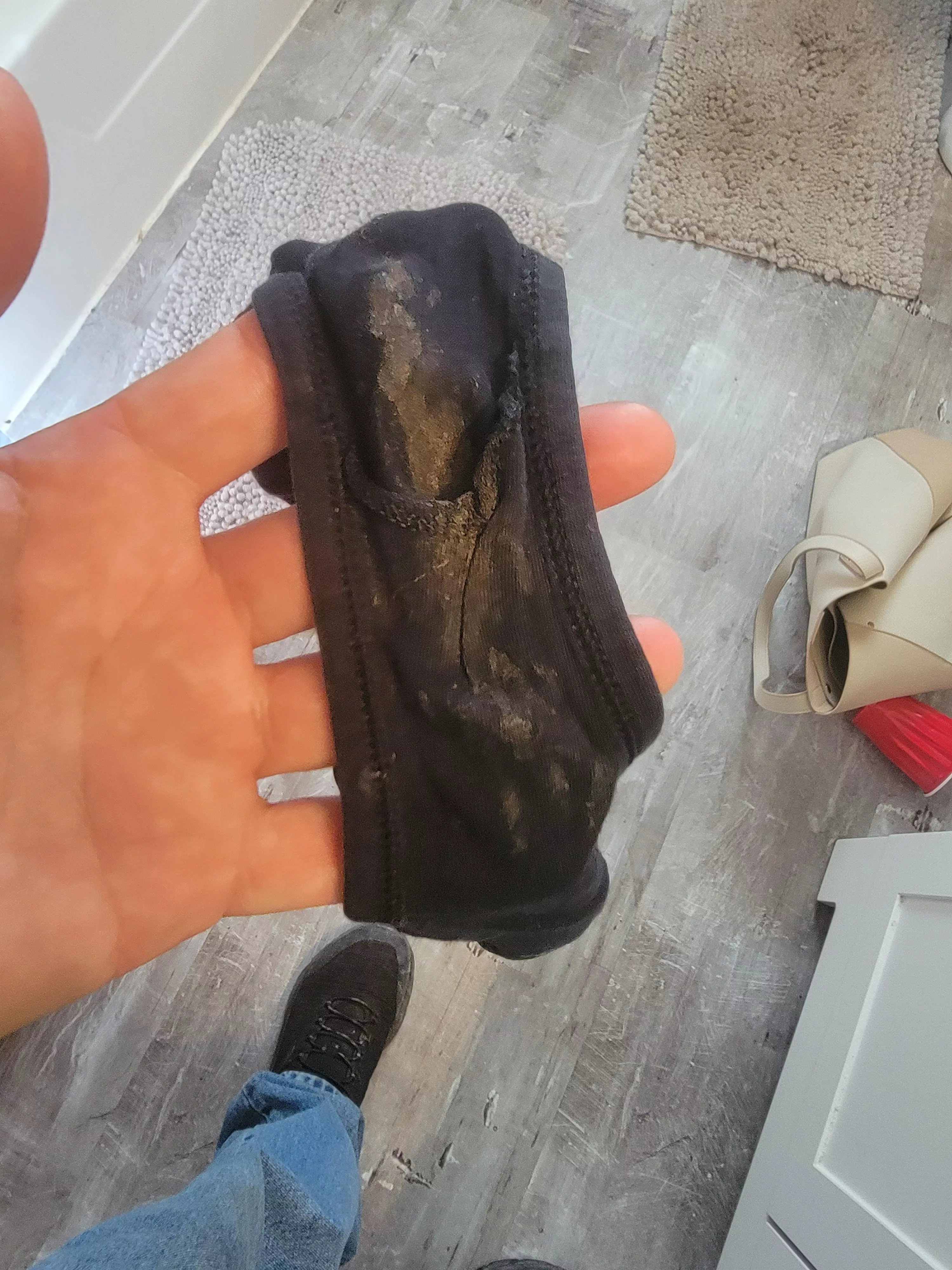 I'm thinking of selling my wife's used worn panties. would anyone be interested.