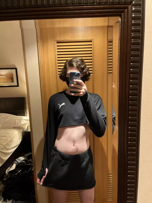 I’m too scared to ask my parents for femme clothes so I decided to make my own