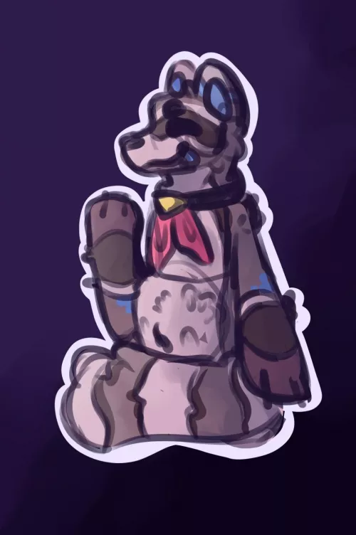 {image} First ever post! art by Reggie Raccoon ( me ) :D
