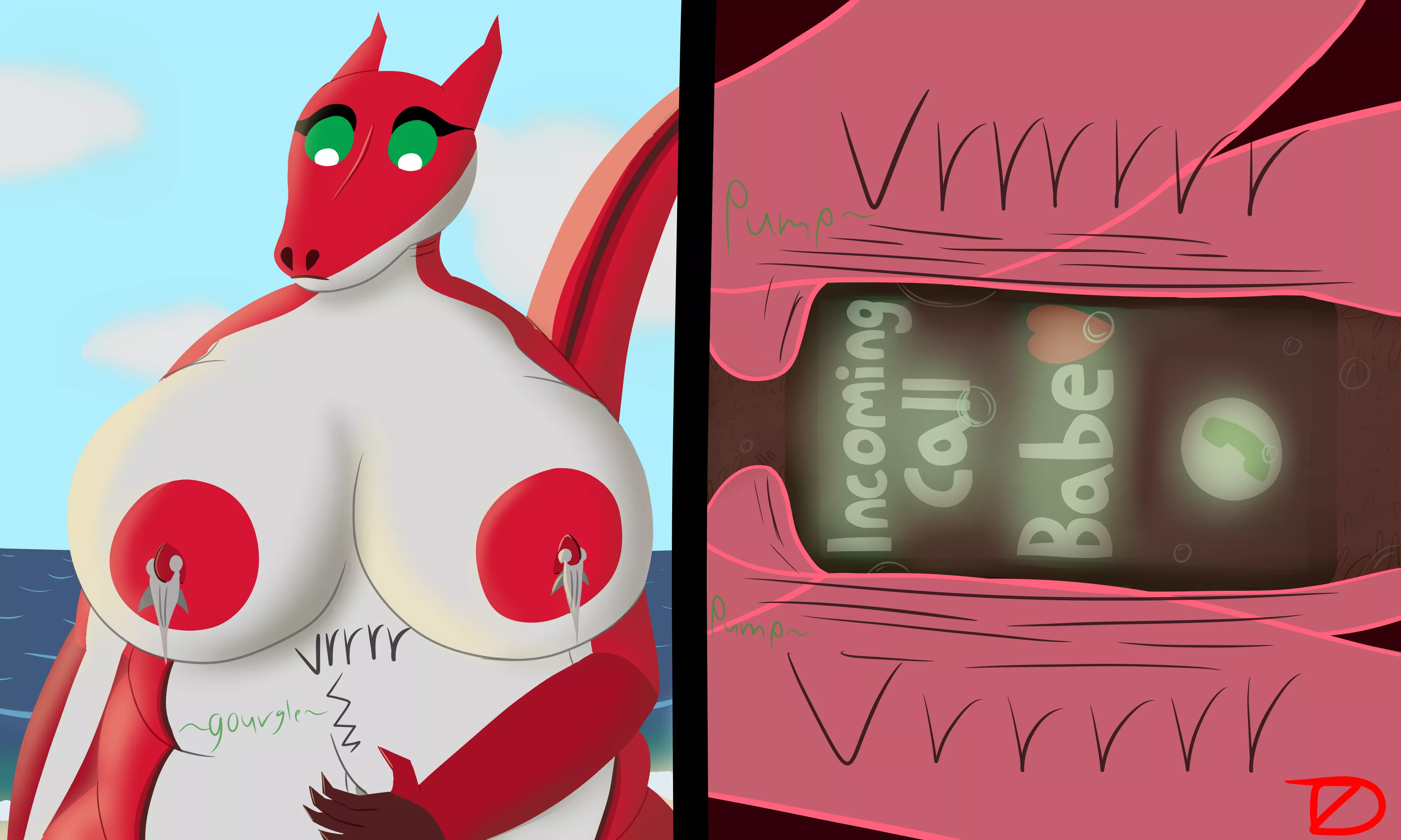 {Image} (OC) (Internal) (Digestion) (F/?) (Post-Vore) A Cellular Blockage by The Z Dude