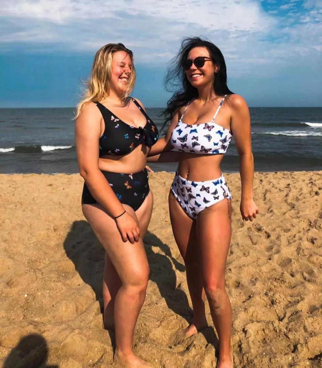 Imagine weighing two times as much as your friend but still having smaller boobs