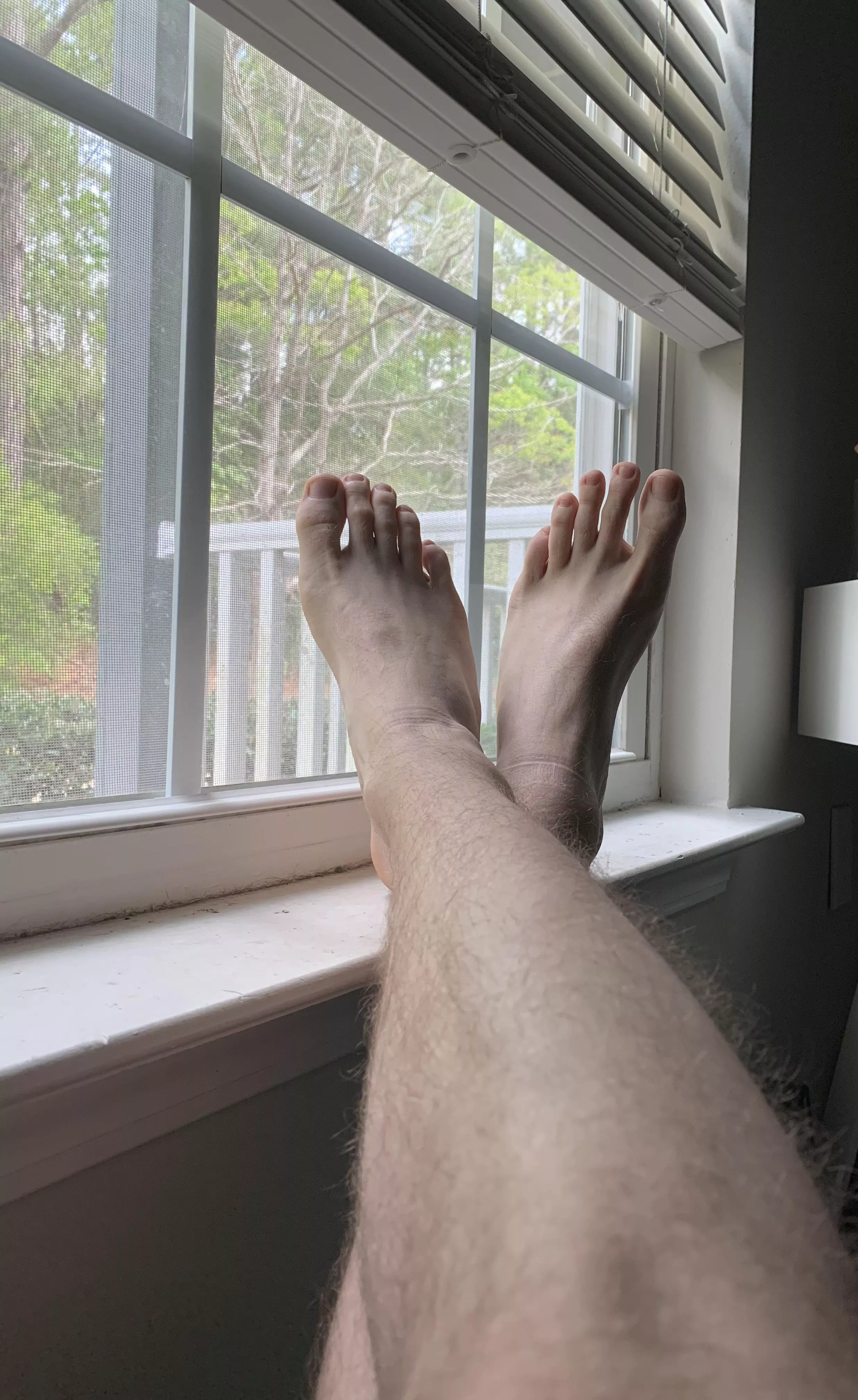 Imagine you’re my neighbor and you see me naked like this in the window…what would you do?