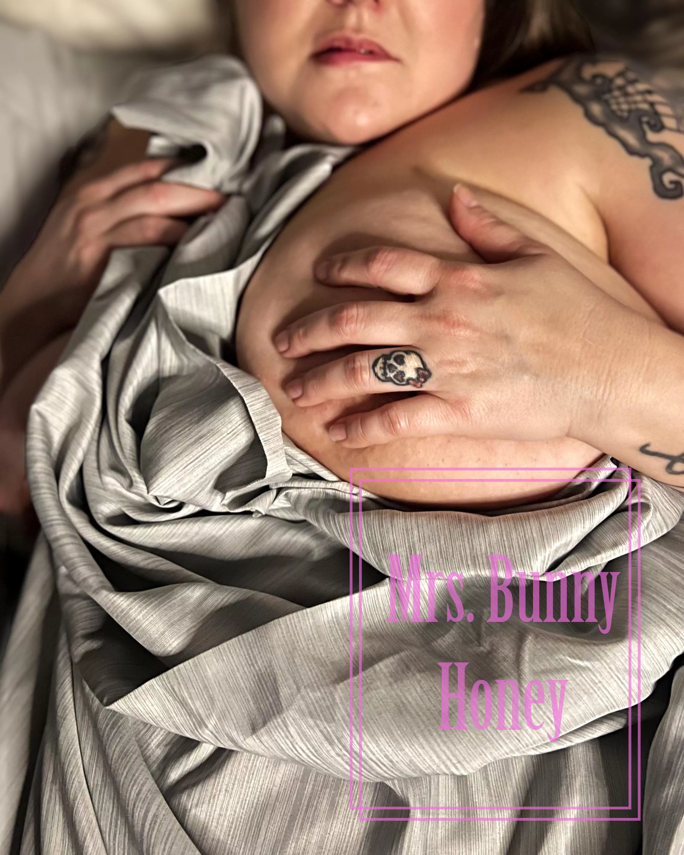 In bed, a little hot and wet 😈