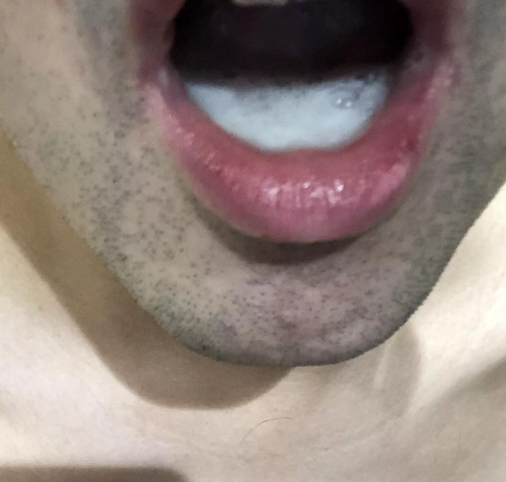 In my mouth first, what’s next