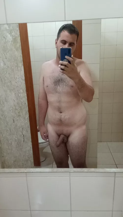 In the bathroom of the social club in my city haha.