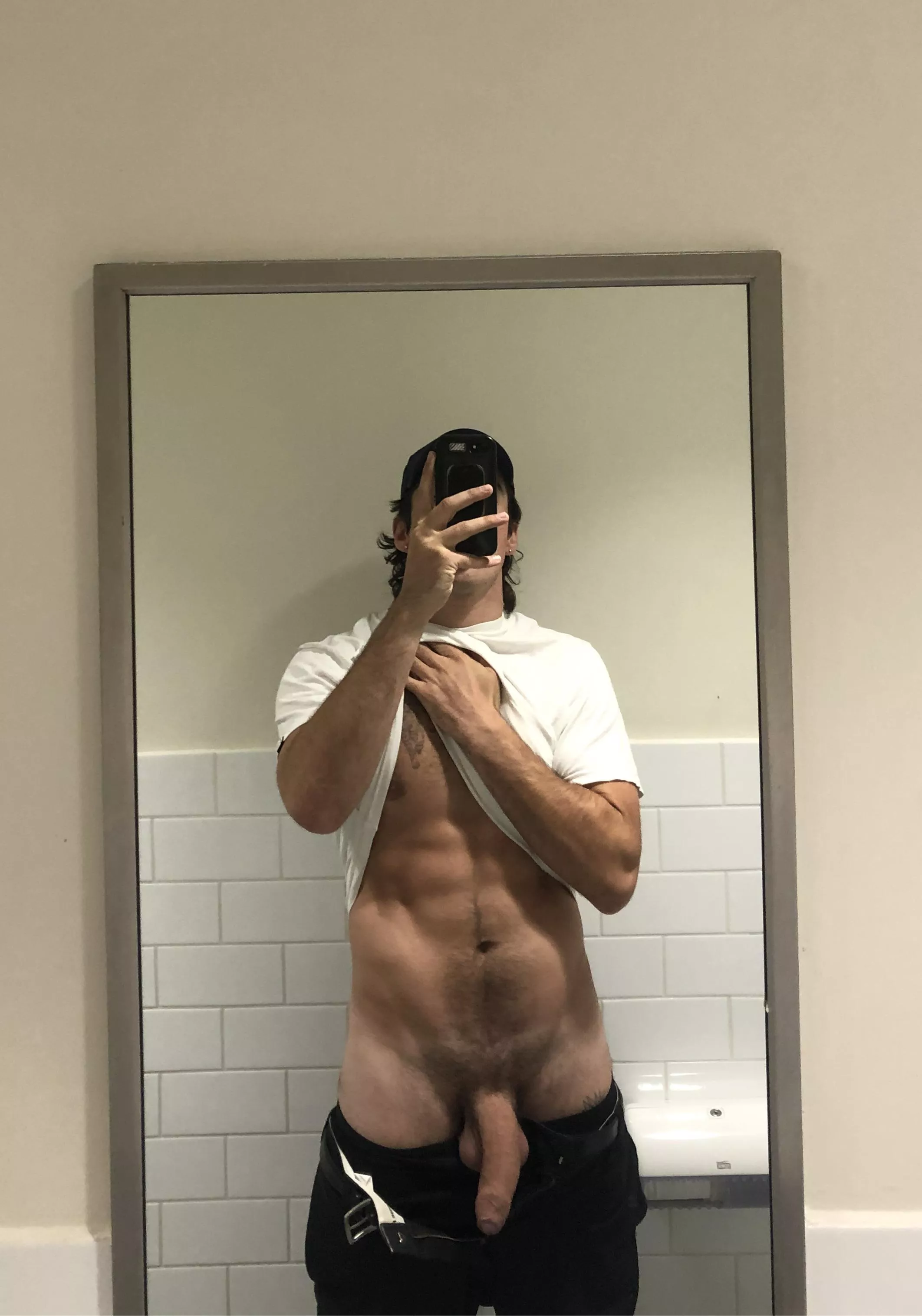 In the bathrooms at the library 🤓