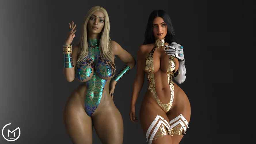 Indian Goddesses Rampart & Symmetra (GM Studios)