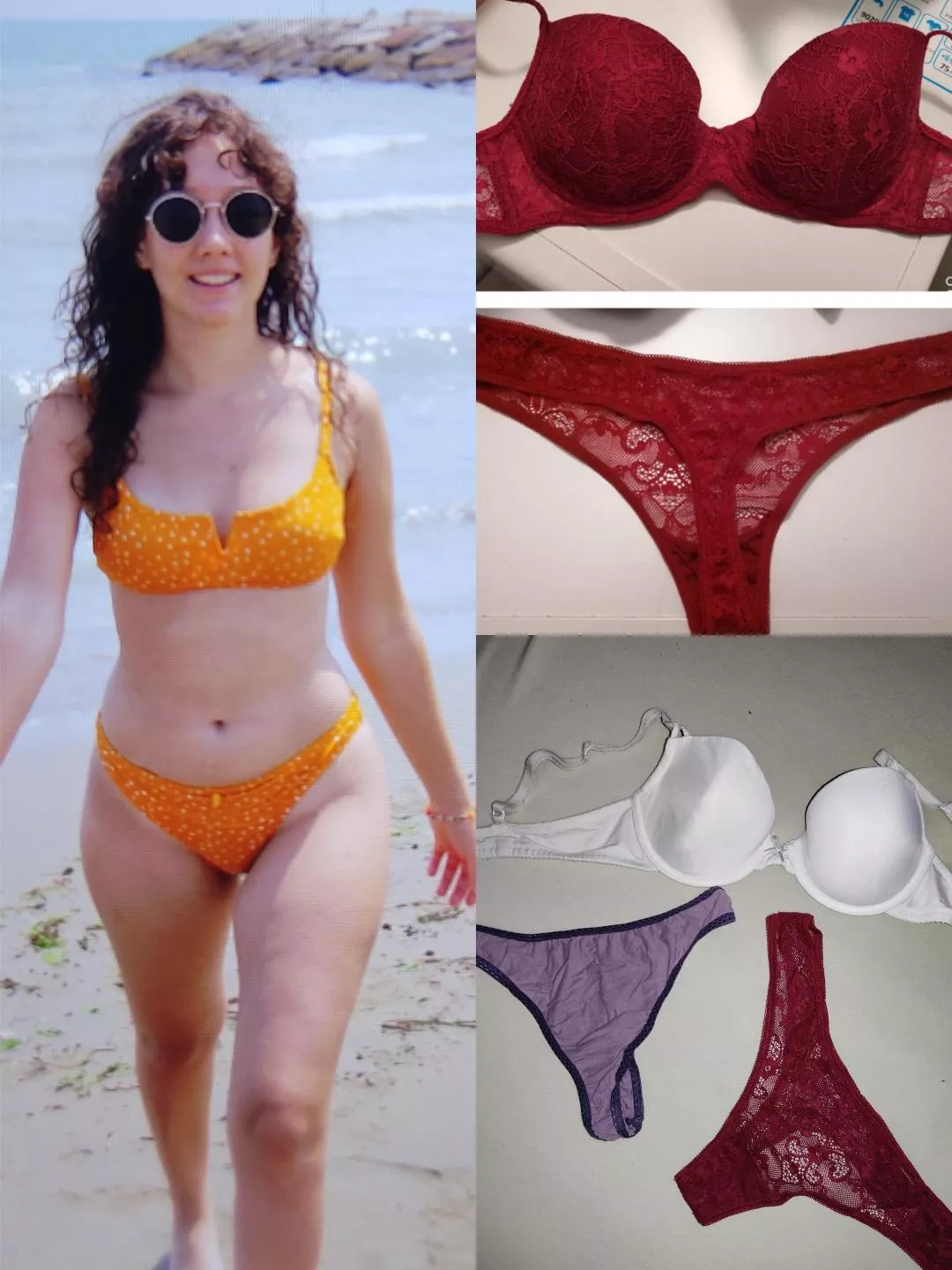 innocent girl with sexy laundry. what do you think guys?