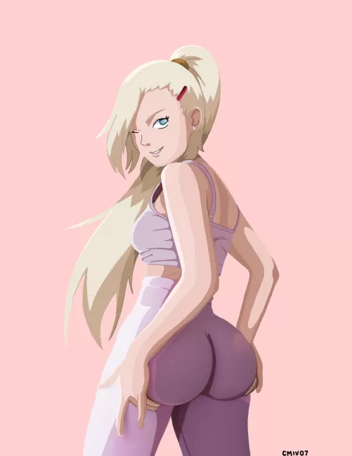 ino's booty in leggings