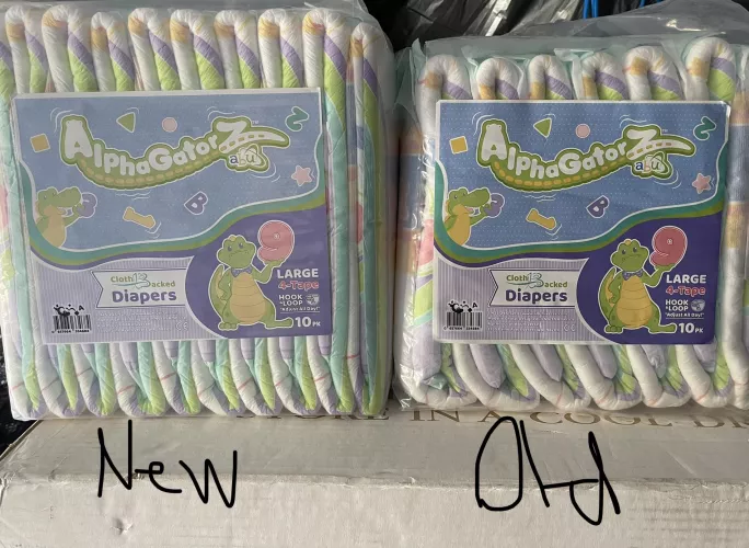 Ironically, the new AlphaGatorz, which ABU says has more vibrant colors, the colors on the package are less vibrant than my other back of AlphaGatorz