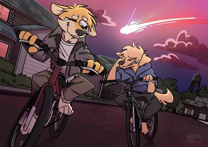 It is the end. But at least I get to be with you. (Art by me: @NekeithFox on twitter)