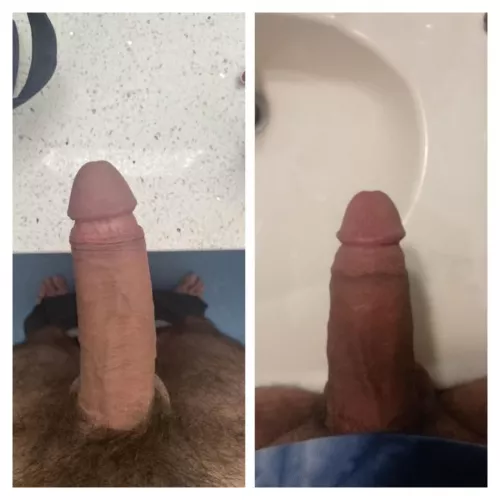 It was close but, u/Alternative_shape594 beat me with his huge cock! kik: socalman12 to compare