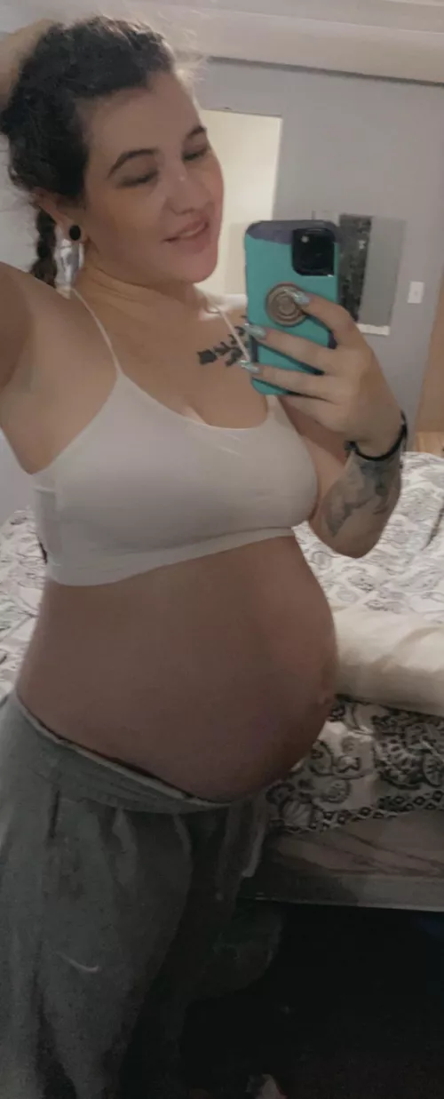 It’s all over. 🤫 40 weeks!