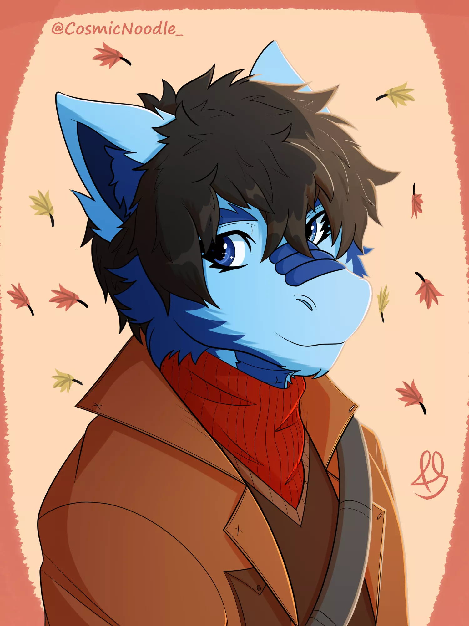 It's Autumn here (Art by me @CosmicNoodle_ on twitter)