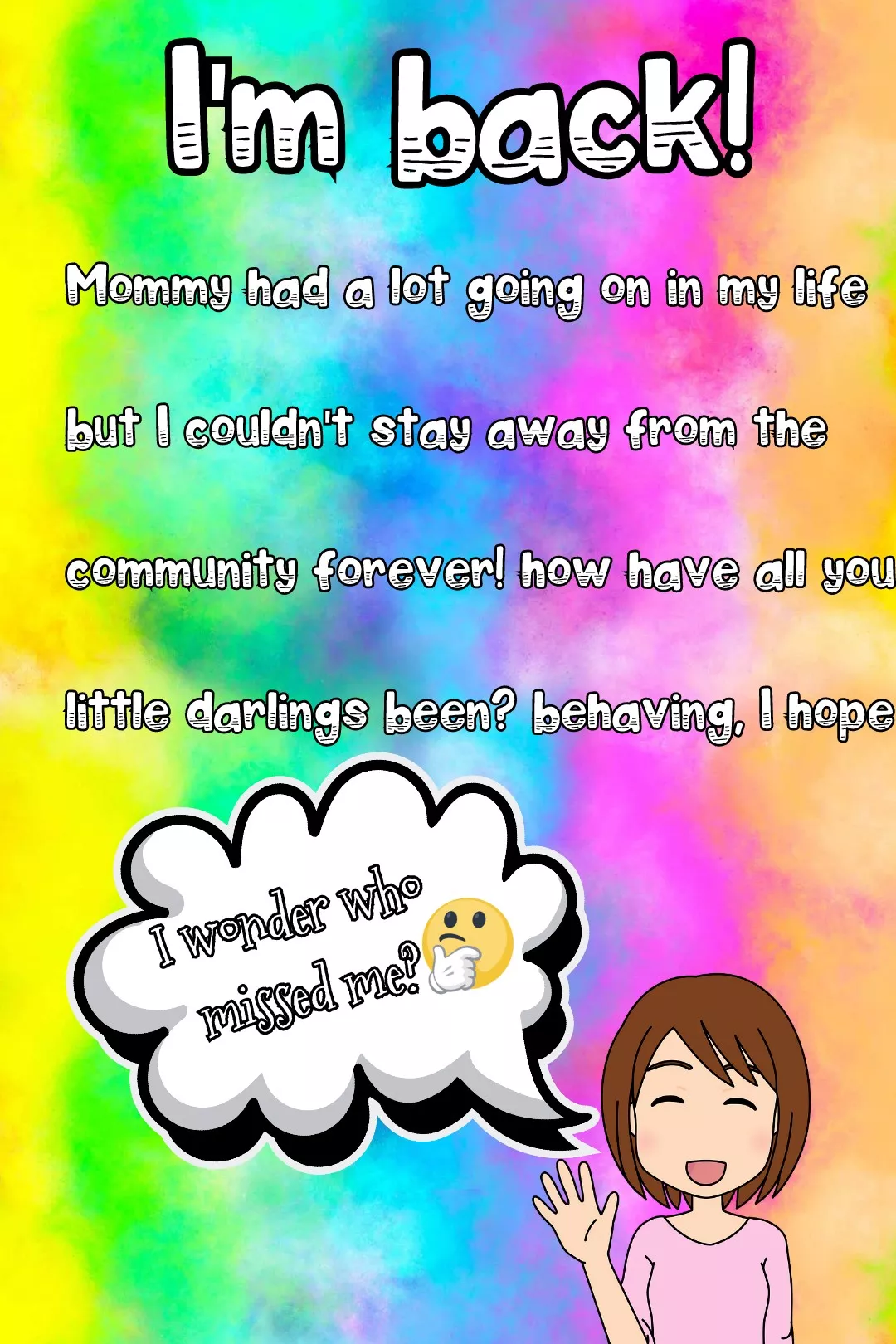 💕💗 it's been a while 💗💕 - littles, don't be shy 🥰