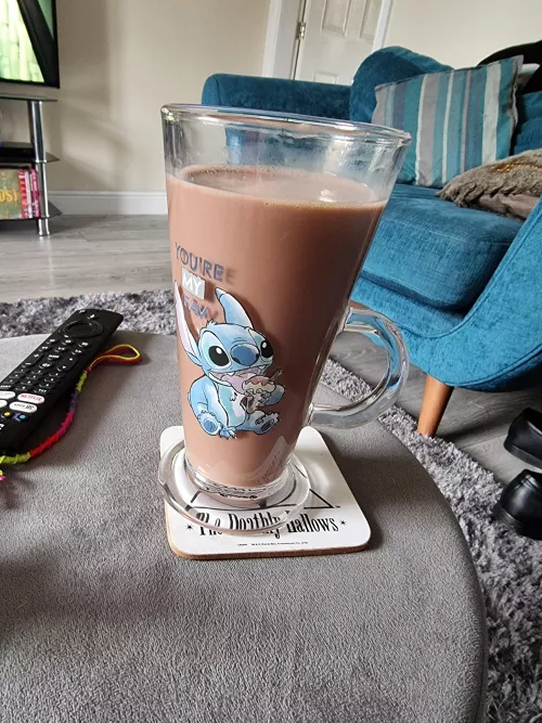 It's being a long day at work, so choccy milk it is!
