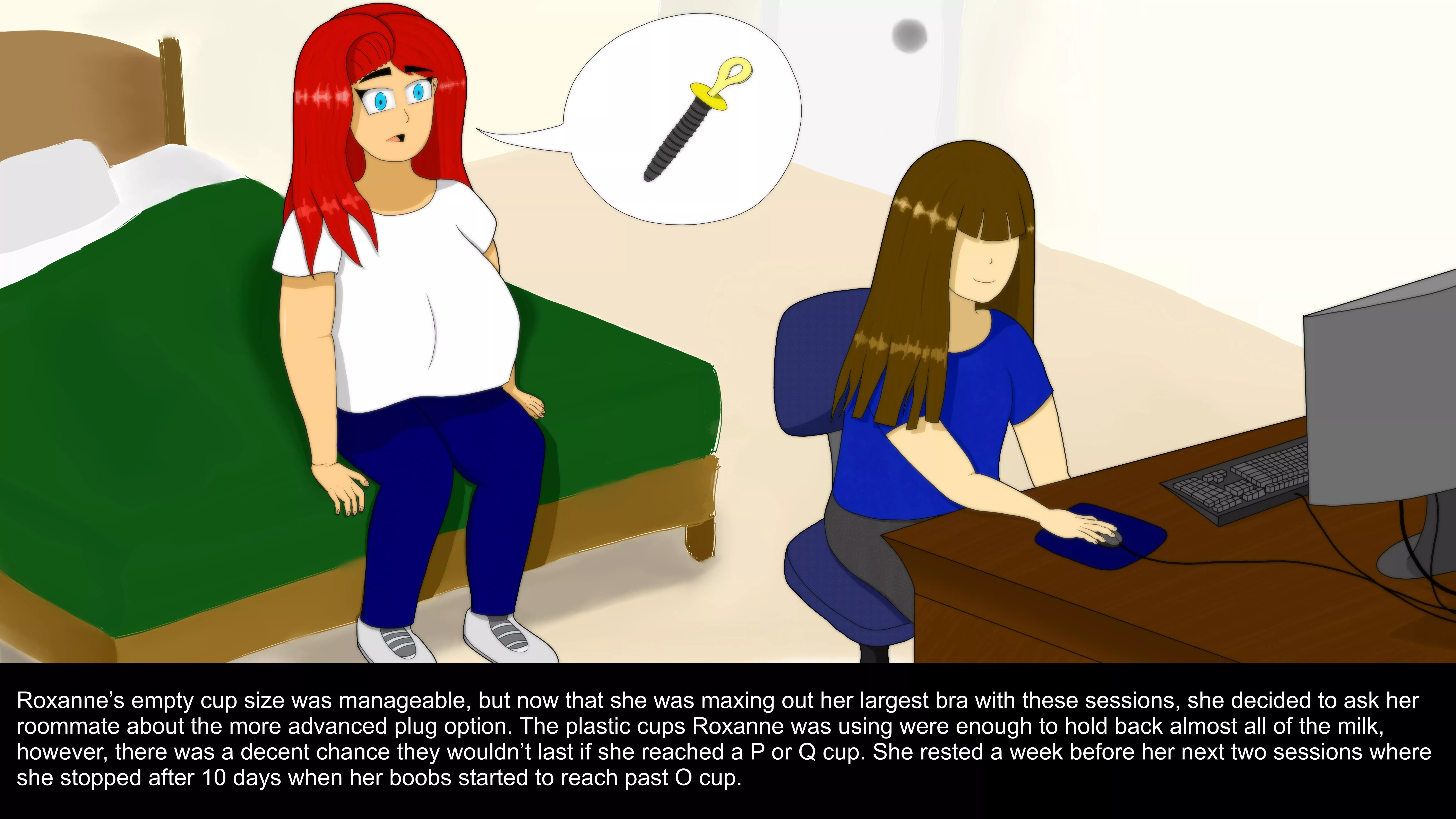 It’s called research! (Caption5: Roxanne’s Milk Tanks)