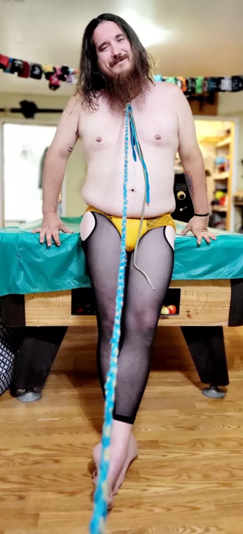 it’s my birthday come pull my leash