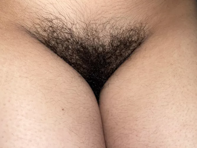 It’s super hairy down there